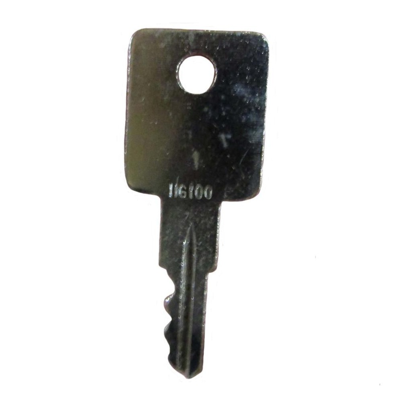 D66462001 Heavy Equipment Key Fits Many Brands Key is stamped NG100