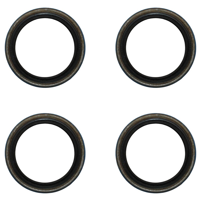 (4) GREASE SEALS 1.5" x 1.987" fits Trailer Hub Wheel 15192TB for 2000# Axles