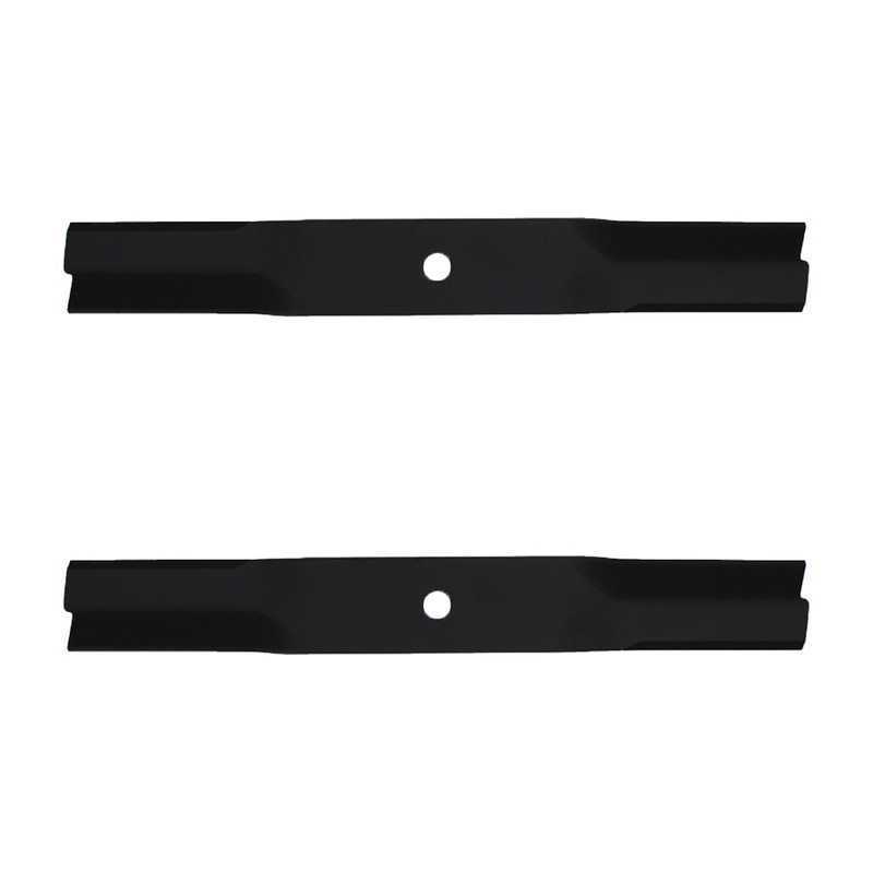 (2) Low Lift Mower Blades Fits John Deere SRX895 Riders 38" Cut M82408 11/16" CH