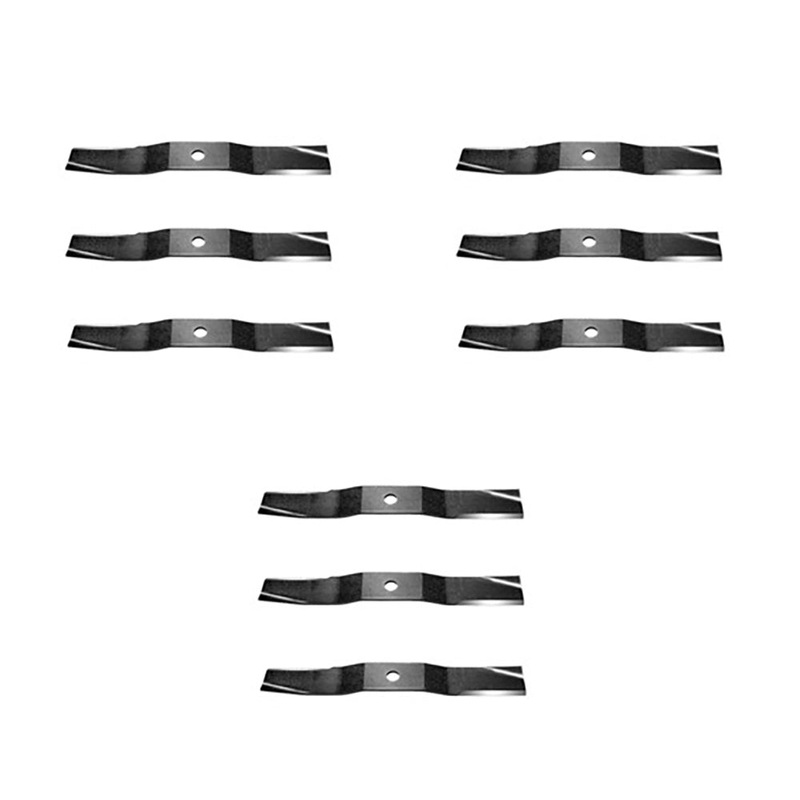Nine (9) Med. Lift Mower Blades Fits Kubota Mower Decks RCK54-22BX RCK54-75B