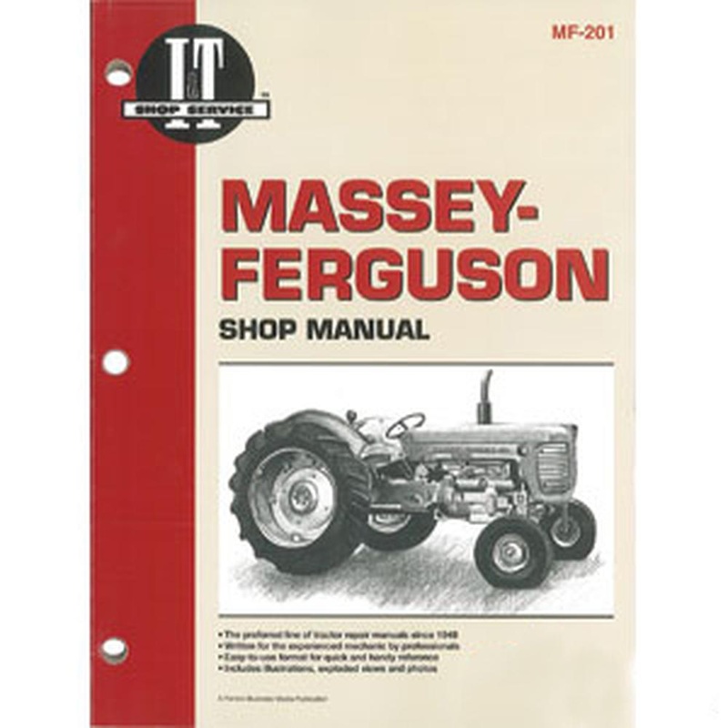 MF201 I & T Shop Service Manual Fits Massey Ferguson