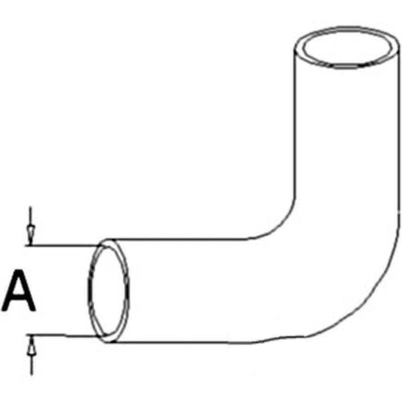 Radiator Hose (Lower) G46361 Fits Case 430, 530, 570