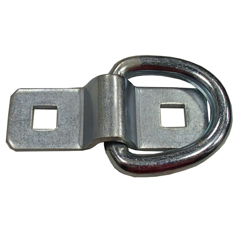 3/8" Bolt-on D-Ring - For Rope / Chain Tie Down for Car, Truck, Trailer, Camper
