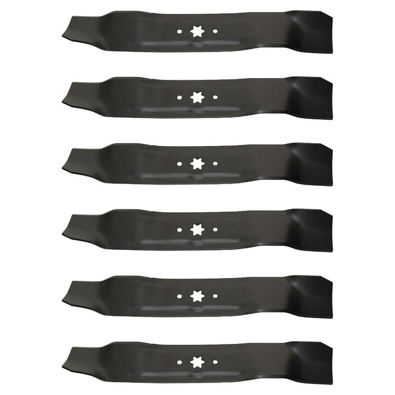 Qty. 6: Mulching Blade Fits Yard Machine Replaces 4720610