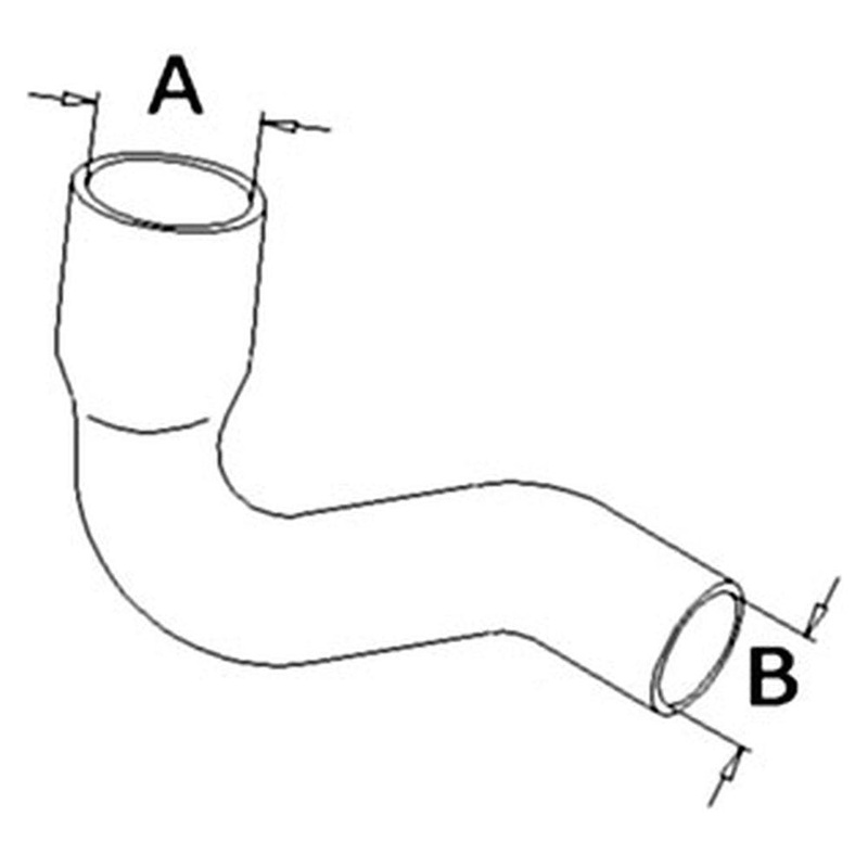 Lower Radiator Hose Fits Allis Chalmers Replaces 70256374