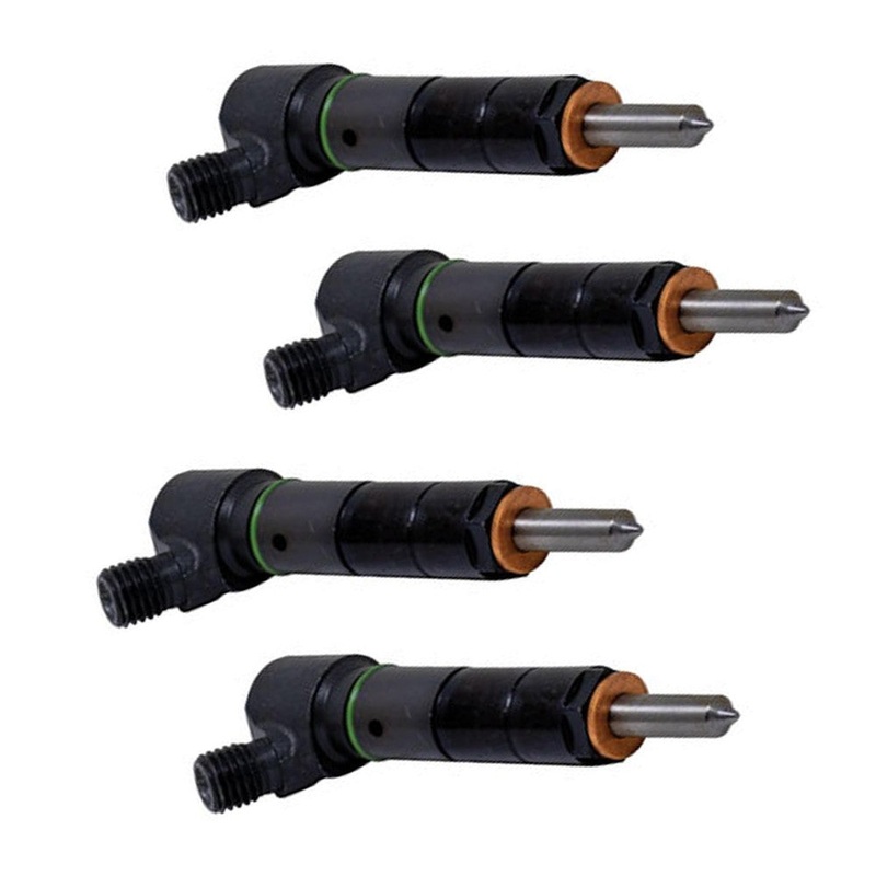 Qty 4: Injectors Fits John Deere Replaces RE529390