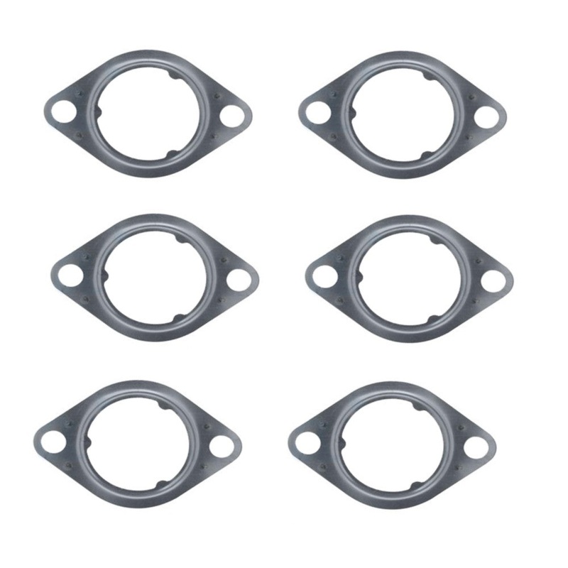 Qty 6: Gasket; Exhaust Manifold Fits John Deere Replaces R119395