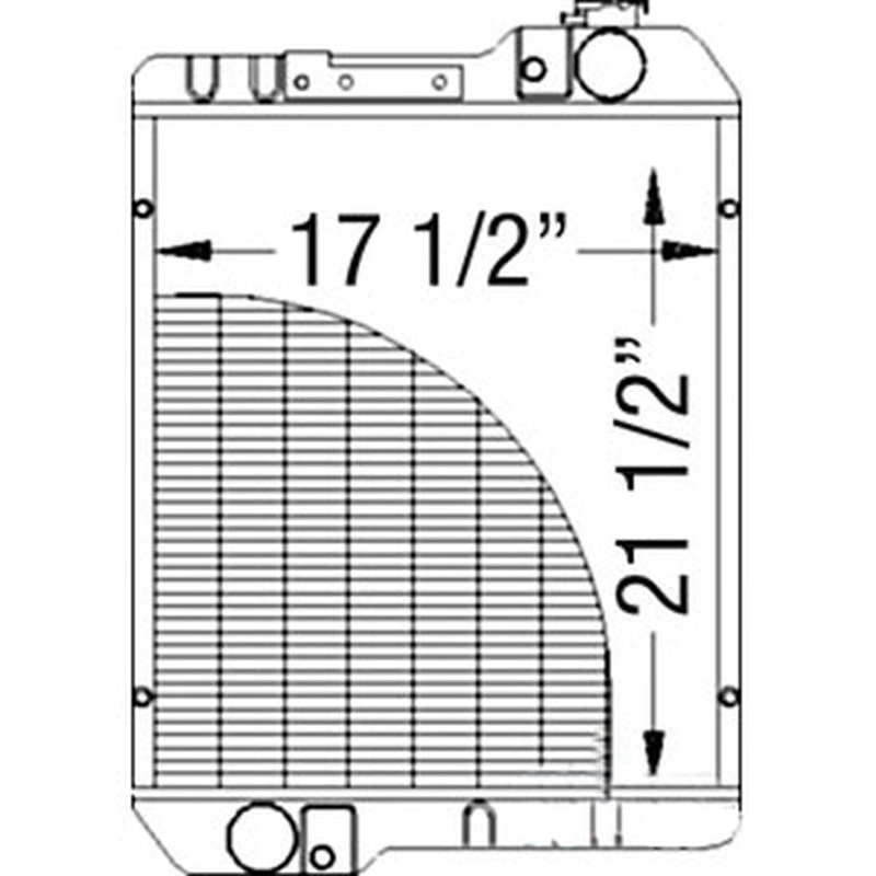 Radiator Fits Case IH C70 C80 C90 C100 CX50 CX60 CX70 CX80 CX90 CX100 222890A5