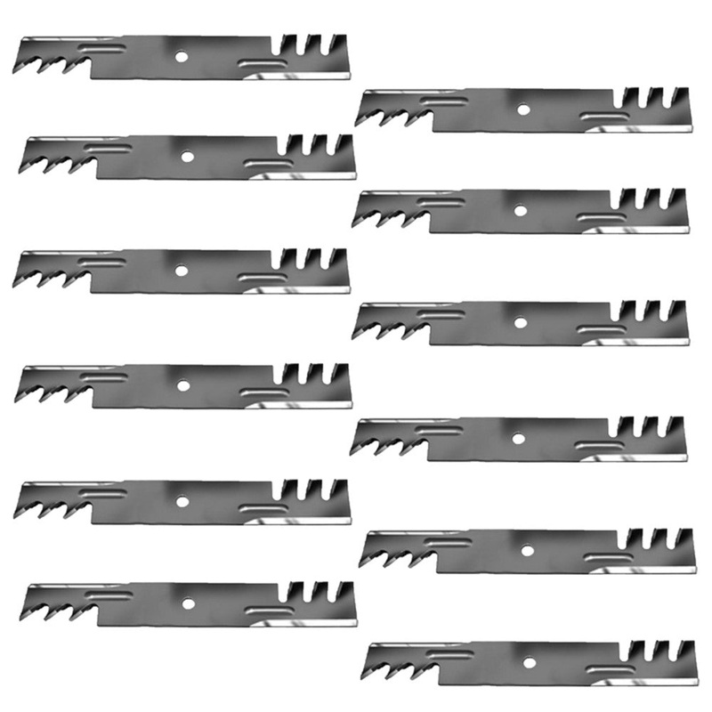 (12) 12733 Rotary Blades Compatible With Hustler 797704, 797712
