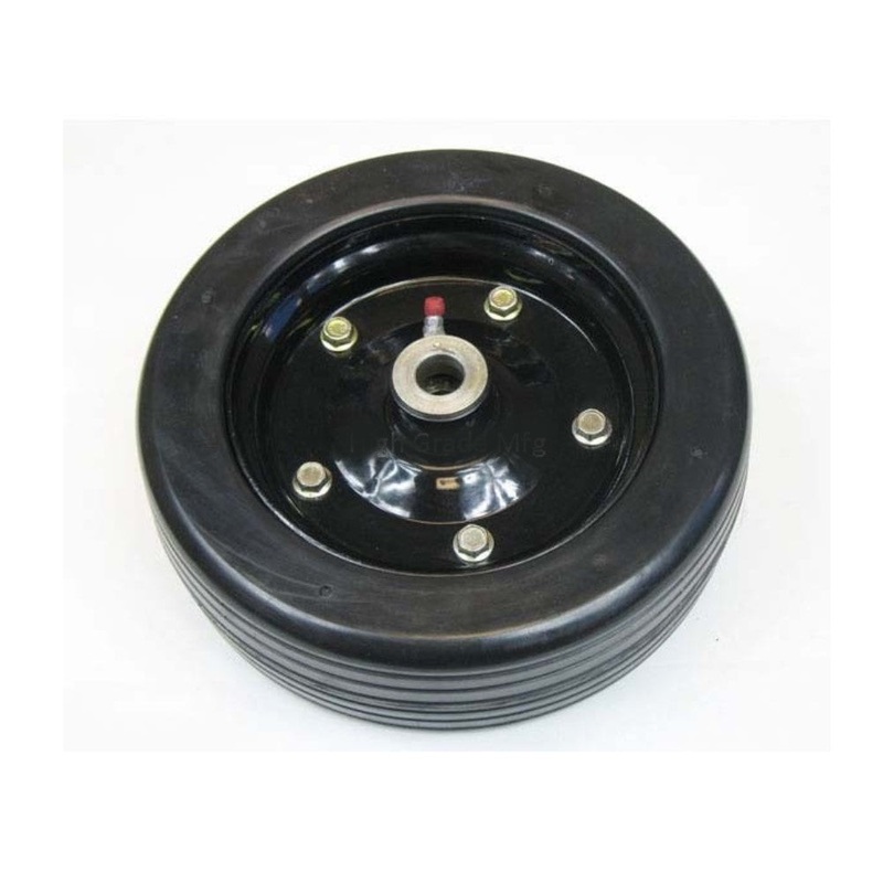 One New Aftermarket 10"x3.25" Solid Finish Mower Wheel Tire Fits Bush Hog 87750