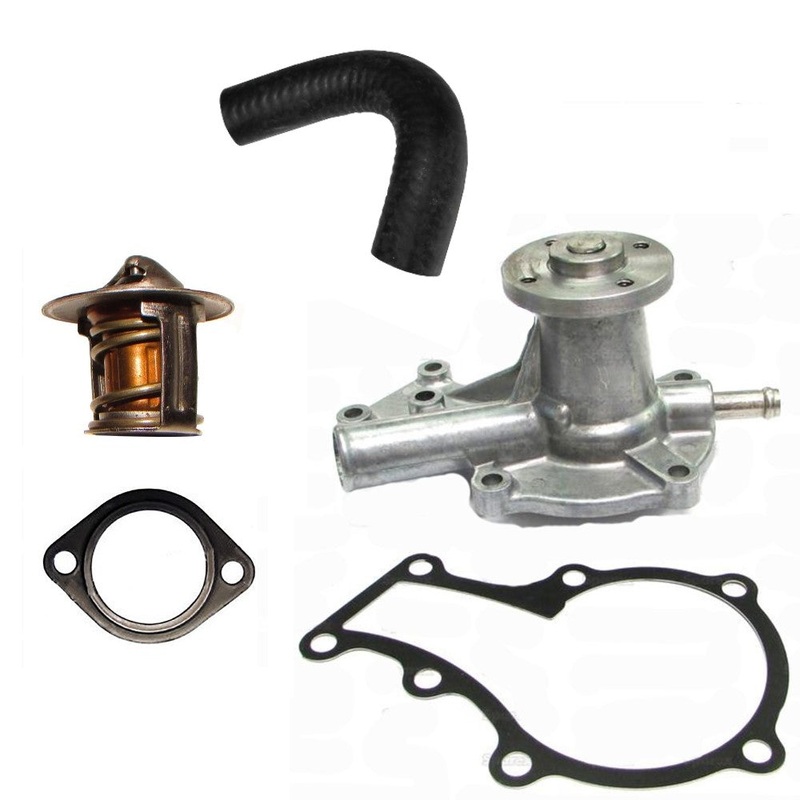 Water Pump with Return Hose & Thermostat Fits Kubota Replaces 15531-73014