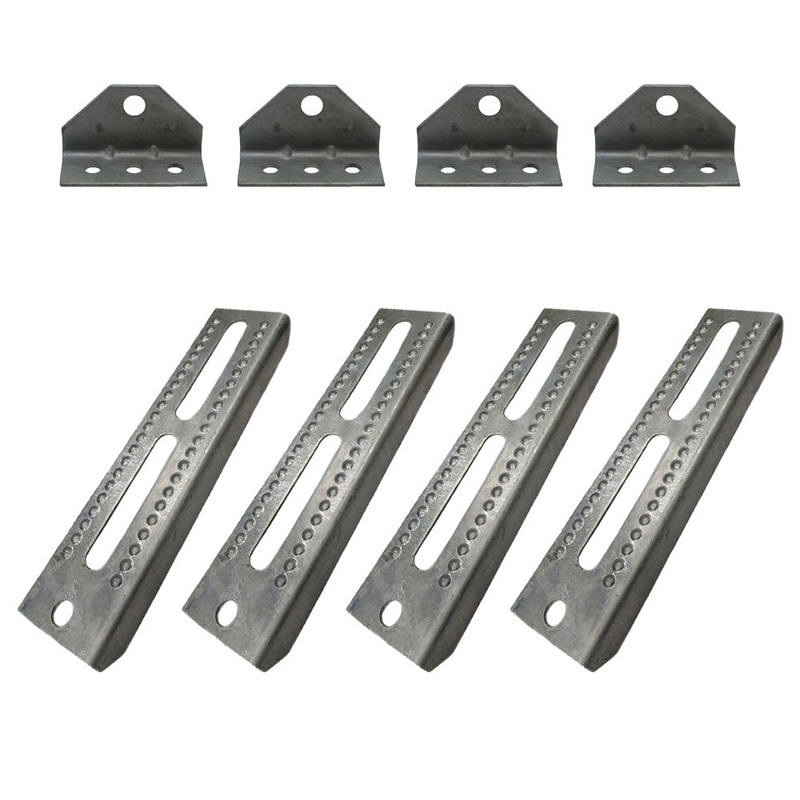 Qty 4: 10" Bunk Board Bracket Kit Fits Universal Products Replaces 4-10