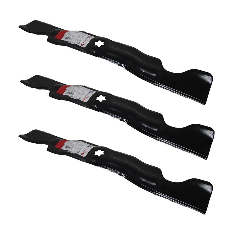 (3) Replacement Blades Fits Cub Cadet 50" Decks, 742-04053 942-04053C RZT 50 LTX