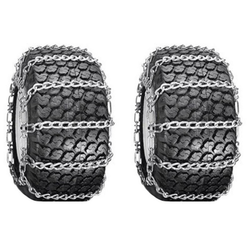 Set of Two Replacement 18" x 9.5" x 8" Link Tire Chains 180-130 A-B1TC3305G