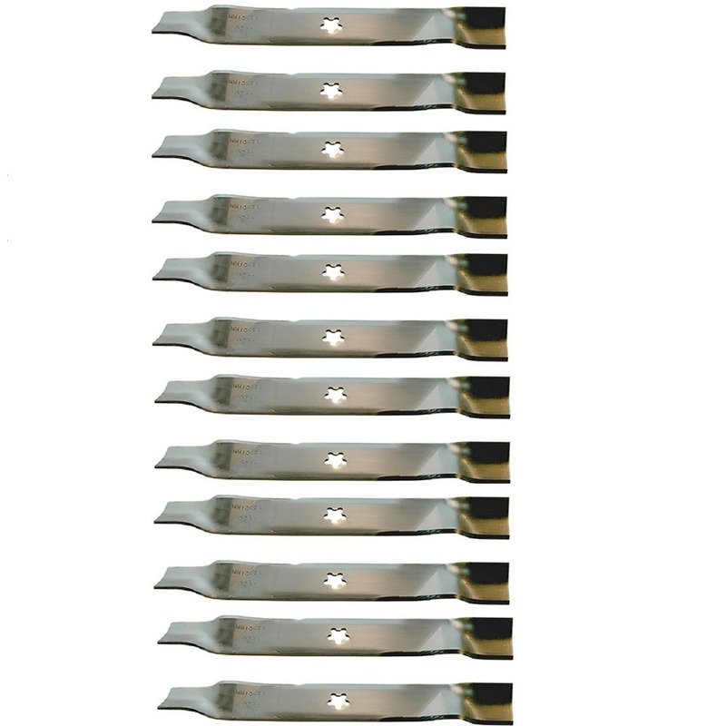 12 PK. Medium Lift Mulching Blades for Husqvarna 46" Mowers GTH225 YT180