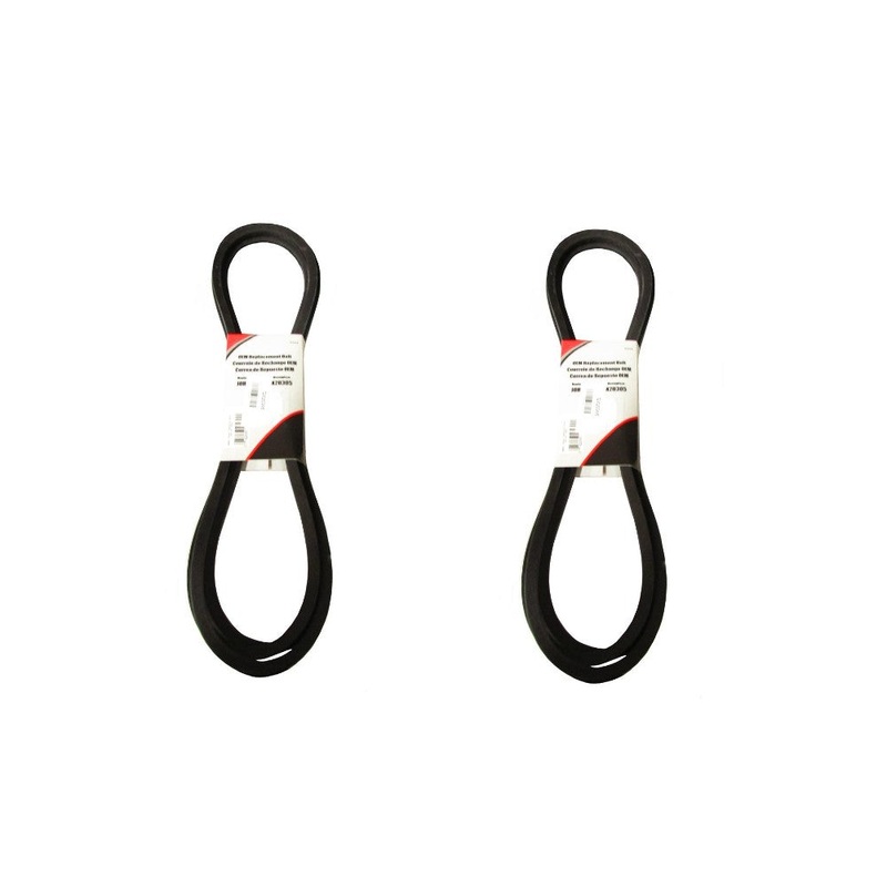 GX20305 Set of 2 Drive Belts 139.25 x 1/2 For Scotts 48" Mowers L2048 L2548
