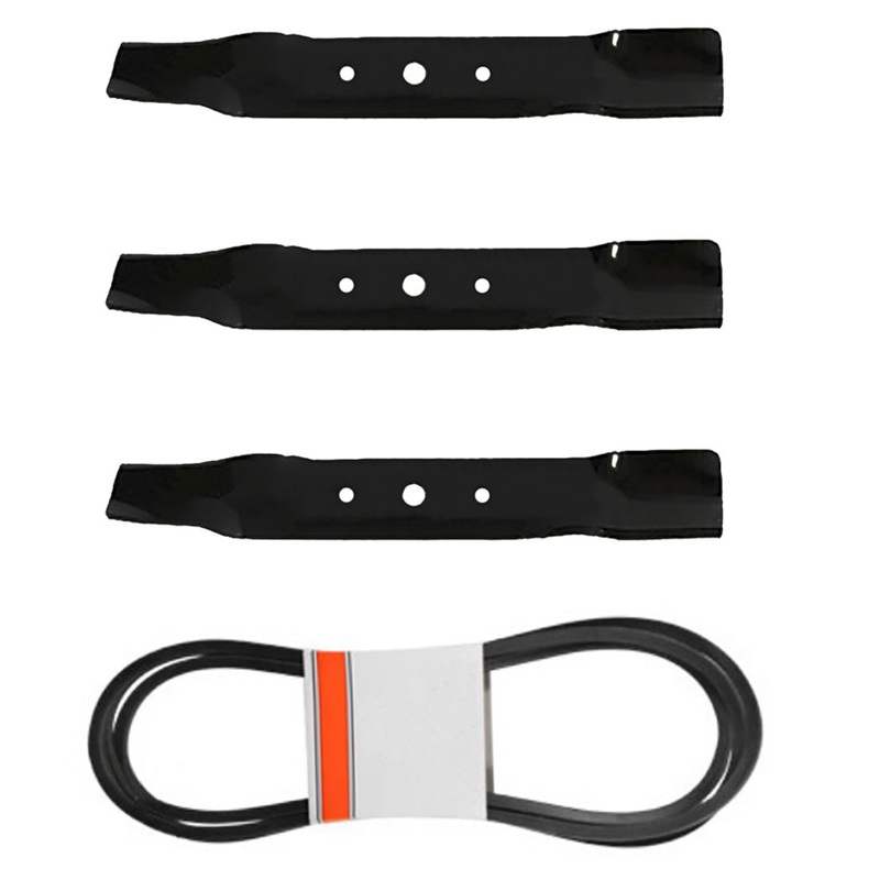 GX20250 Deck Kit Belt & Two Blades GY20568 For John Deere 48" Deck  L120 L130