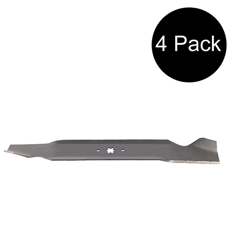 4 Pack Commercial Lawnmower to fit Fits Cub Cadet 42" High Lift Blades