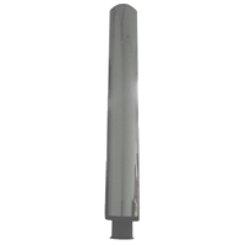 (1) New 36" Straight Chrome Exhaust Stack Fits John Deere 3010 3020 4000