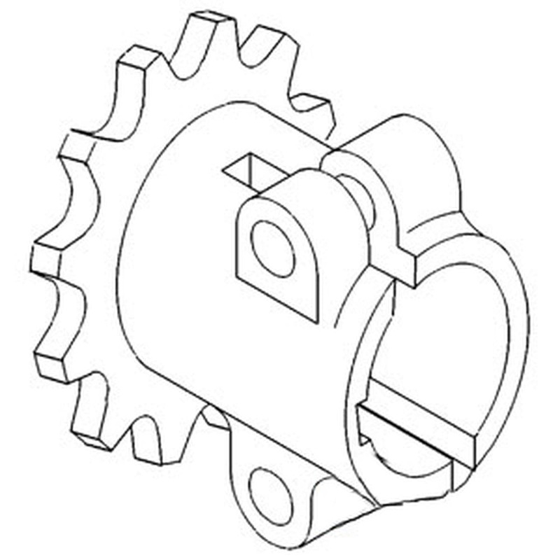 N104147 New Coupler Sprocket Fits John Deere Fits JD Combine Models 45 55 95 +