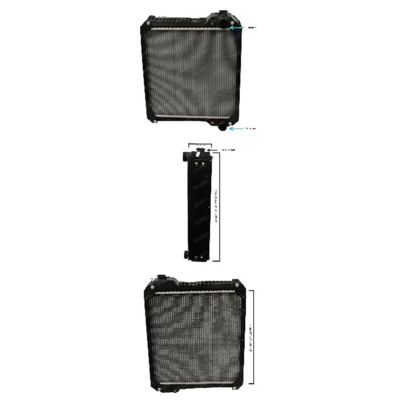 135691A3 Radiator Fits Case-IH Tractor Models MX100 MX110 MX120