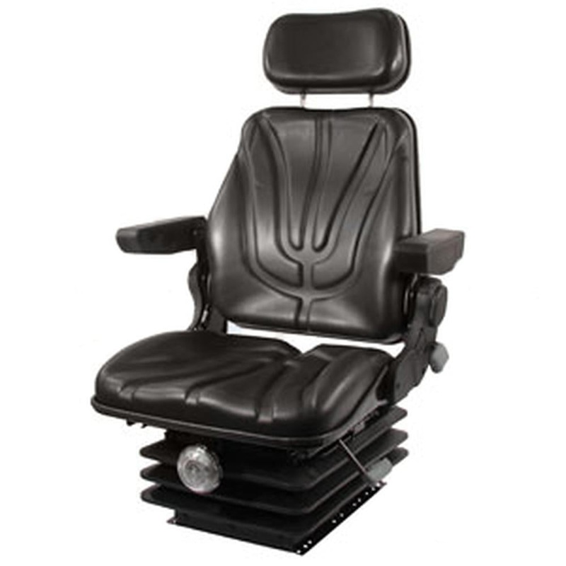 F10M200 Black Mechanical Seat Fits John Deere Fits JD Tractor RT95 6060 6080 700