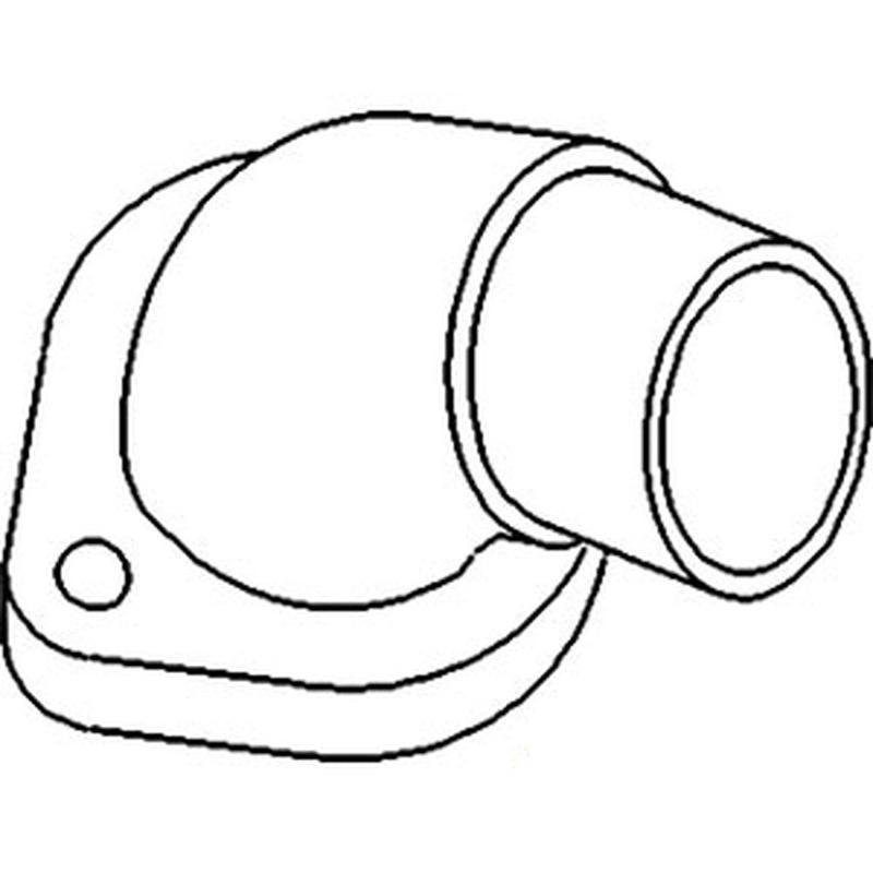 MUF90-0027 Exhaust Elbow Fits Ford New Holland Tractor Models 801 811