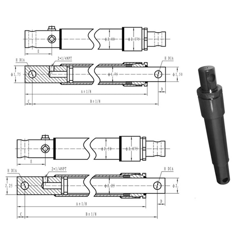 2530 New 2500 PSI Cylinder Fits Hercules Snow Plow Models