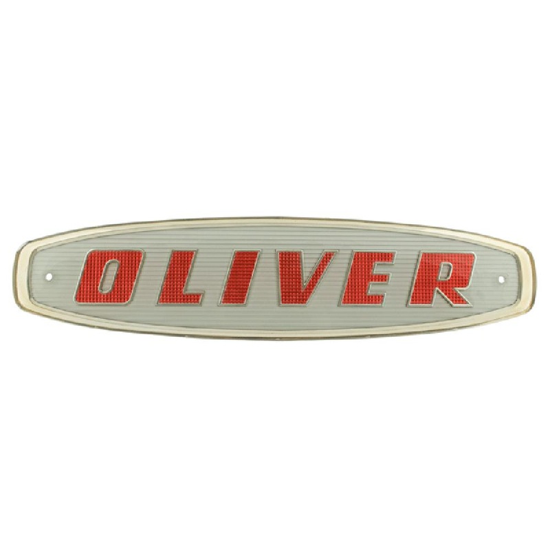 101430A Front Red Emblem For Oliver Tractor Models 550 770 880 950 990 995