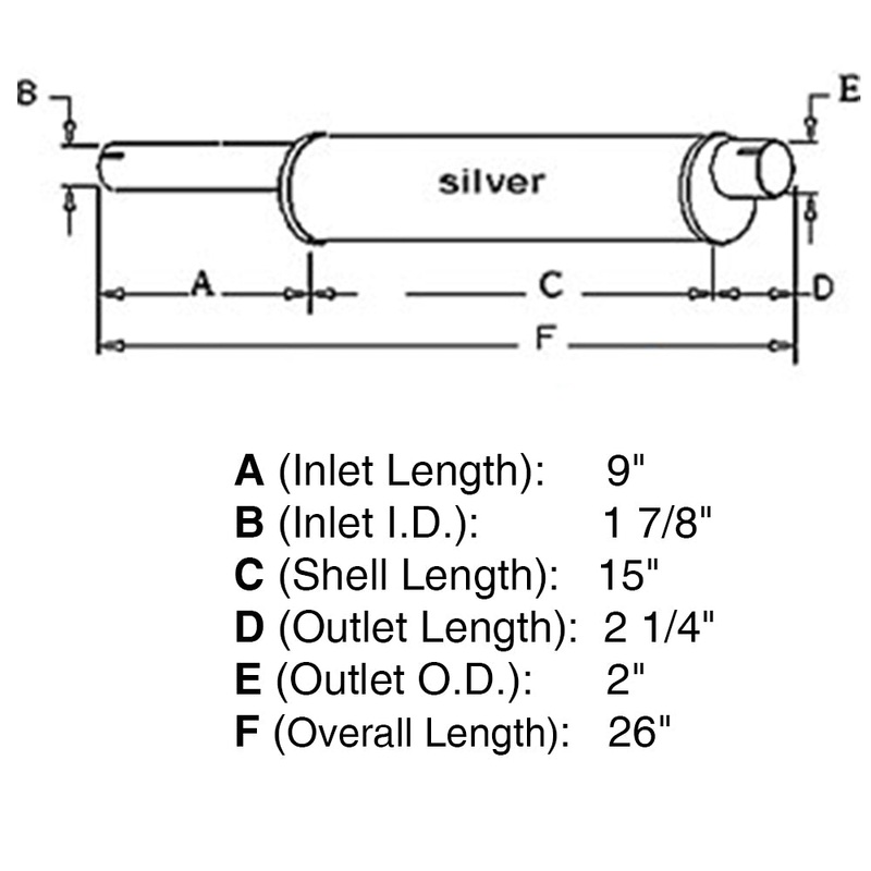 Muffler Minneapolis Moline SUPER 4 STAR 4 Star Jet Star 3 10A14444