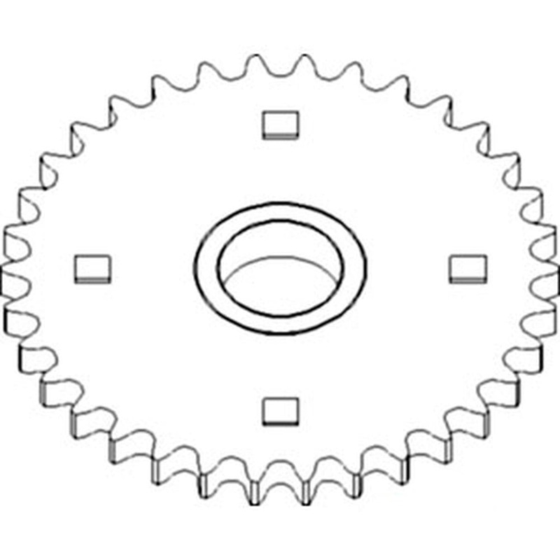 AH116232 Combine Upper Slip Clutch Sprocket Fits John Deere CTS 9400 9410 9450