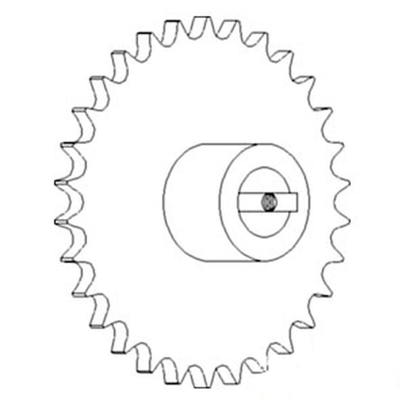 AH126008 Combine Return / Tailings Upper Sprocket Fits JD CTS 9400 9410 9450 +