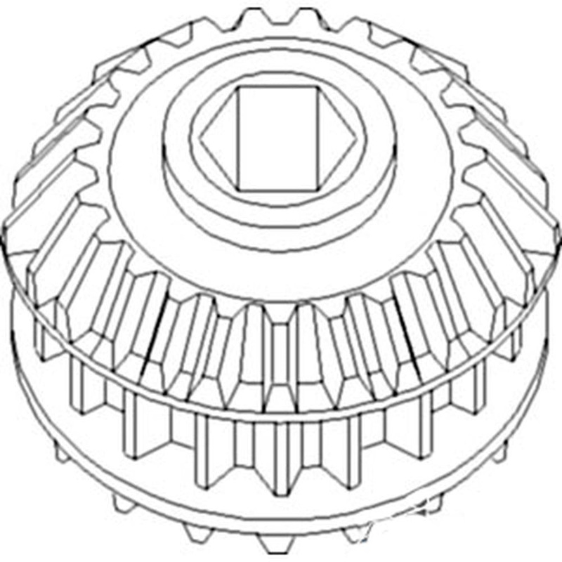 AH146441 Corn Head Row Unit Gearbox Gear Fits JD 443 444 444SH 543 546 642 643 +
