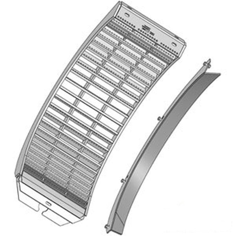 AH205255 Combine Narrow Spaced Middle / Rear Concave Fits JD S660 STS S670 STS +
