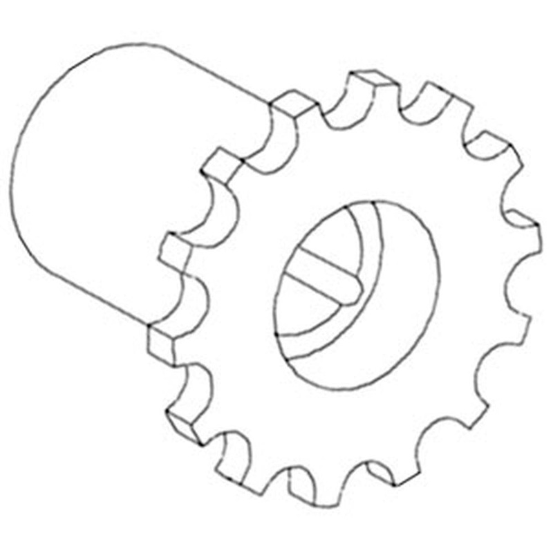 AH96938 New Reverser Shaft Header Drive Sprocket Fits John Deere 8820 9600 9610