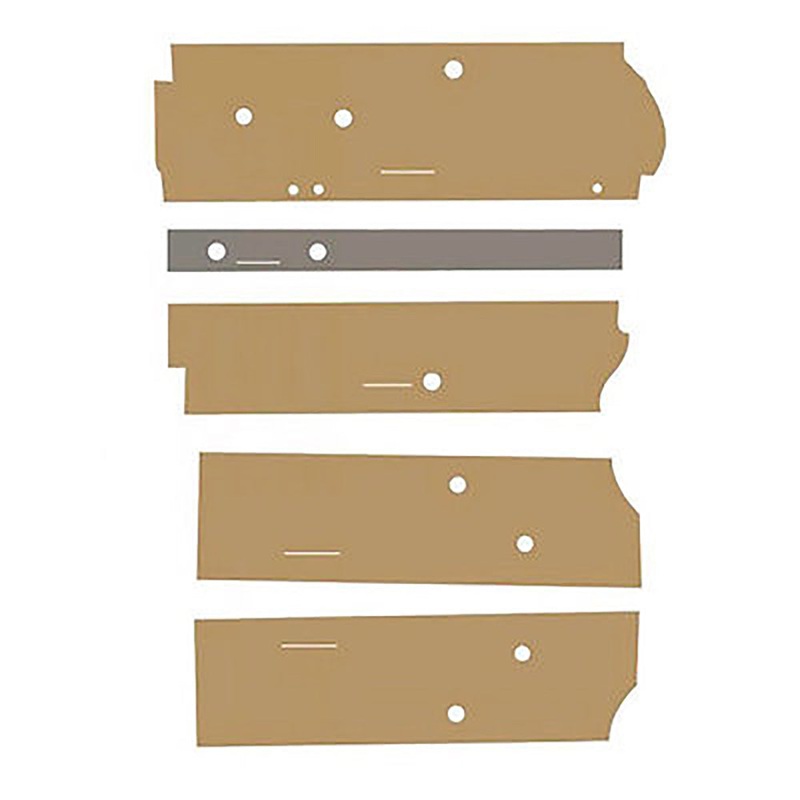 CR52PO New Sailcloth Tan Cab Post Kit Fits John Deere 2355 2555 2755 +