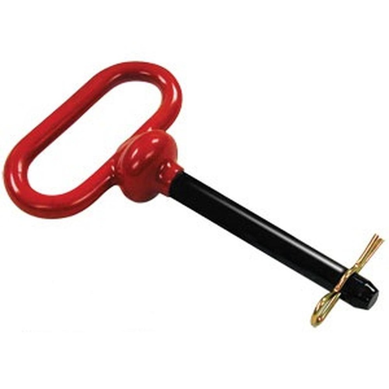 Farm Tractor Implement Hitch Pin Drawbar Rubber Handle 1" x 7-1/2" Useable 7852
