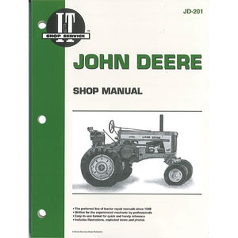 Fits JD201 I&T Shop Manual Fits John Deere Models 720 & 730 Diesel