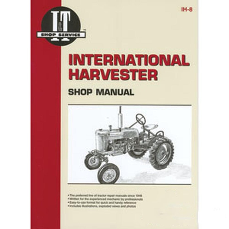 I&T Tractor Shop Service Repair Manual Fits FARMALL A B C H M MD W6 W9 Super IH8