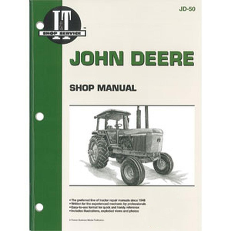 Shop Manual I&T JD-50 Fits John Deere Tractors 4030 4230 4430 4630