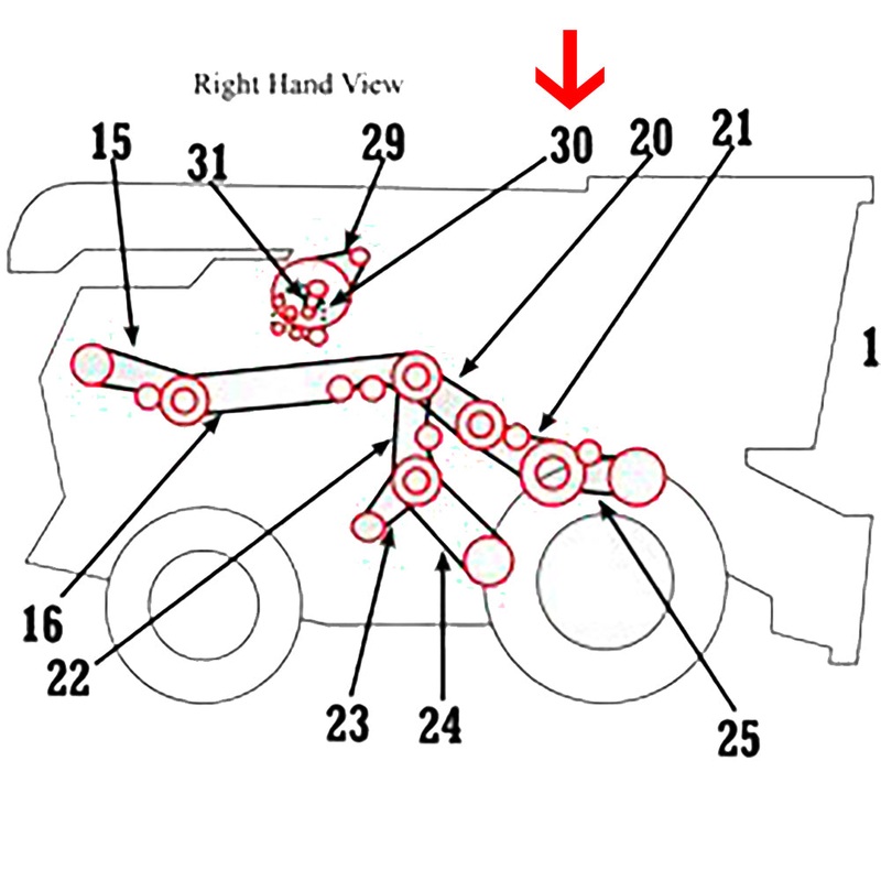 796474 Combine Engine Drive Belt For Lexion 470 470R