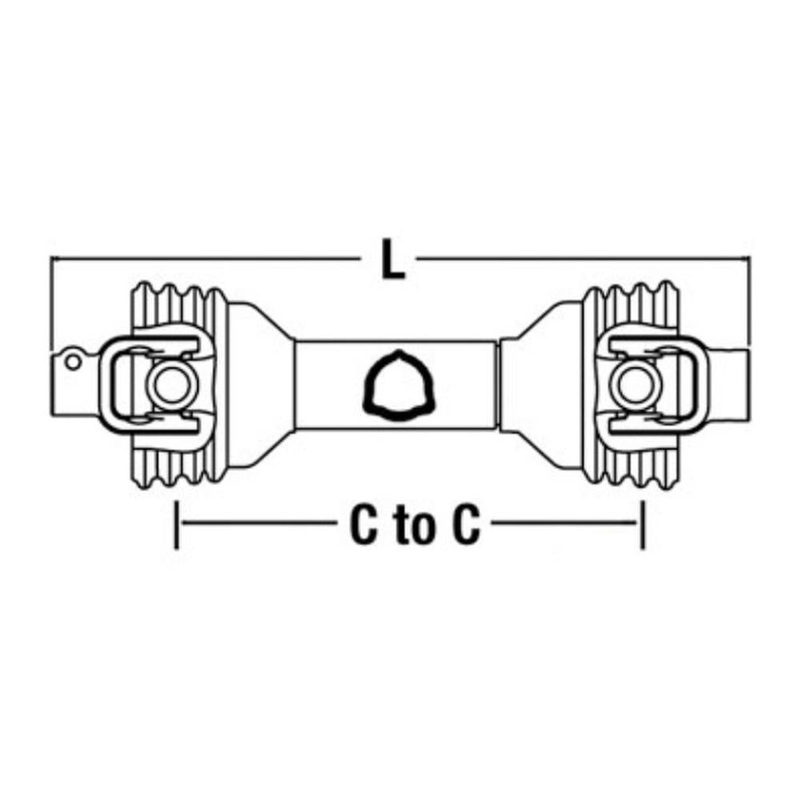 CS53414 Finishing Motor Rotary Cutter Driveline for King Kutter Rhino