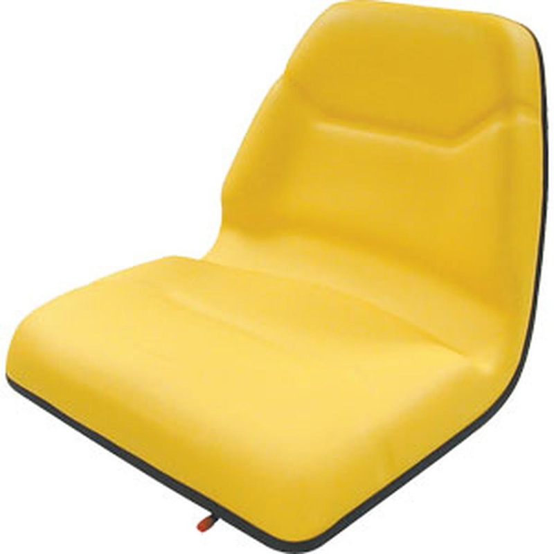 Universal Yellow Michigan Style Deluxe Cushion Seat w/ Slide Track TMS111YL