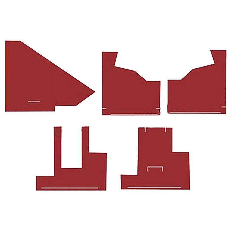 CW2851 New Tractor Red Cab Kit with Headliner for AGCO White 2-105 2-150 2-85