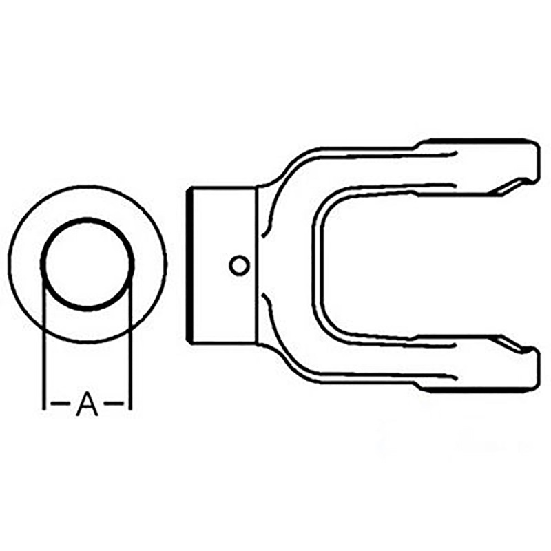 D358224 New Implement Yoke Shear Pin w/ Hole Fits John Deere Domestic 35 Series