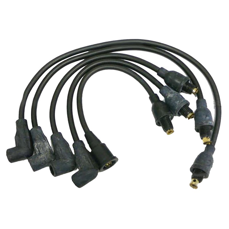 181604M91 Spark Plug Wire Set Threaded - 4 Cylinder Fits Massey Ferguson