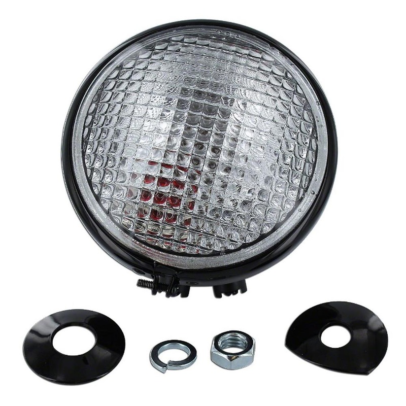 Rear 12V Light Assembly Round Fits John Deere 4000 3010 2030 4010 4020 3020 4320