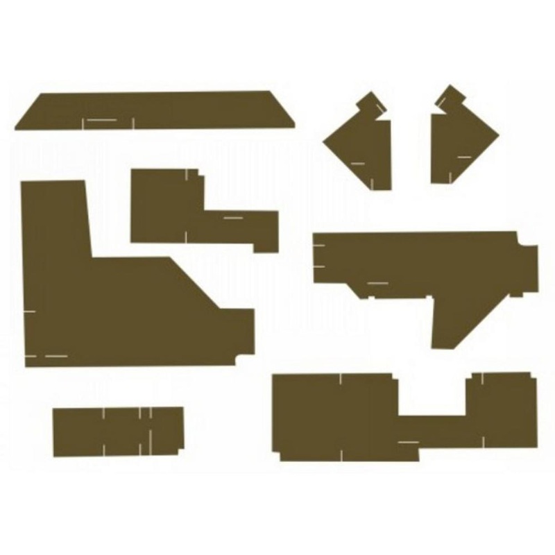CR52 Cab Kit without Headliner Fits JD 2355 2555 2755 2955 3055 3155 3255