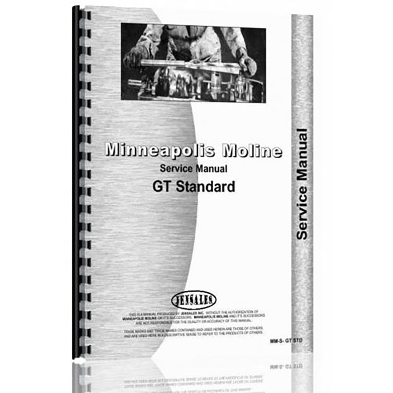 Service Manual for Minneapolis Moline GT