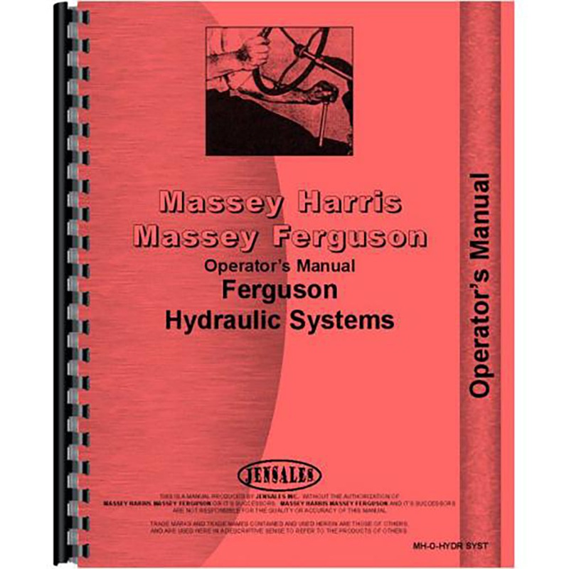 Tractor Operators Manual Fits Massey Ferguson MF 25